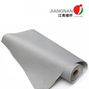 0.45mm 460gsm Grey PU Fiberglass Fabric For Welding Thermal Insulation