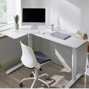 27.9 inch Anti-collision L Shape Workbench Table for Modern Office Computer Desk