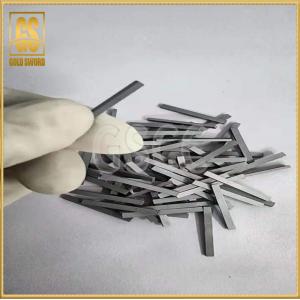 China Superfine Short Tungsten Carbide Wear Strips For Woodworking Welding supplier