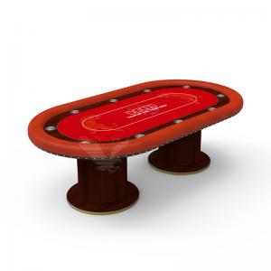 Exquisite Casino Poker Table With Cup Holders Round Texas Hold'em Table