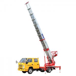 32m Ladder Truck curtain wall construction roof sprinkling decoration waste discharge air conditioning installation,