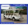 China Mini Closed 14 Seats Electric Sightseeing Car With High Impact Fiber Glass Body &amp; Roof wholesale