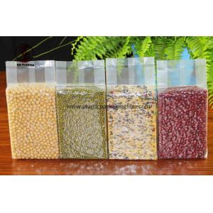 China Stand Up Vacuum Seal Storage Bags for Grain / Bean / Rice Packaging Oxygen Resistant supplier