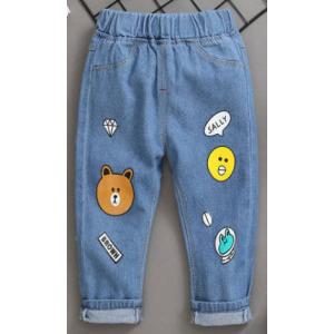 Daily Boys Fashion Jeans Custom Logo Kid Soft Fabric Denim Pants Jrt25