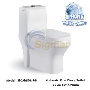 SIGMAR6109 bathroom siphonic toilet one piece toilet wc toilet