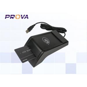 IC & RFID Chip Card Reader USB Interface With 500,000 Times Long Life Time