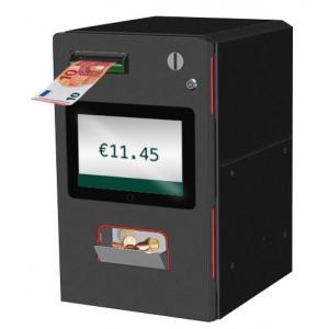 Counter Top Cash Handling Machine POS Payment Machine With Cash Recycler And Coin Recycler