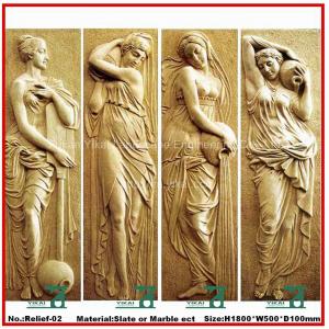 Carved Stone Relief / Marble Relief / Wall Relievo, Slate Relief (YKRF-02)