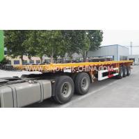12 WHEELS FLATBED SEMI TRAILER TO LOAD 1X40 OR 2X20 CONTAINERS 28T SUPPORT LEG
