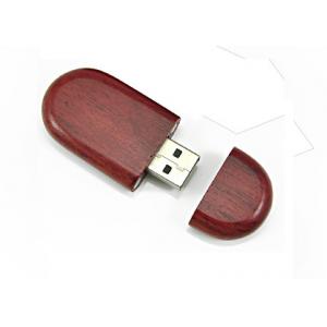 Engraved Wooden USB Memory Sticks , Wood Usb Flash Drive CE Certificated