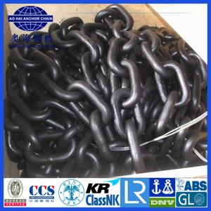 6~50mm BM1 BM2 BM3 Black Painted studless Anchor Chain with certification