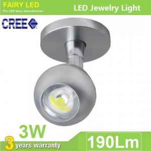 China Universal Angle-adjustable CREE LED Cabinet Light LED Jewelry Light 3W supplier