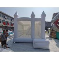 China 5x4m Commercial Bouncy Castles White Toddler Bounce House Inflatable Wedding Bouncer on sale