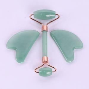 China Jade Face Massager Roller Green Gray Blue Pink Purpl White Color supplier