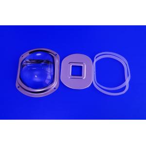 LED street light Lens , Borosilicate Glass Led Optical Lens For Park Lighting