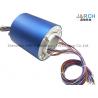 Continuous rotation Thermocouple Slip Ring for routing hydraulic or pneumatic