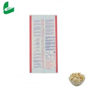 Biodegradable Bags For Microwave Popcorn Made Of 2 Layers*36gsm/39gsm Greaseproof Paper Oil Resistant Kit>10