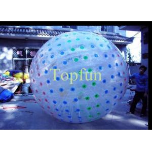 Colour D-ring Inflatable Zorb Ball , Park Fun Bubble Zorb Ball