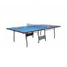 China Tournment Indoor Table Tennis Table 4 PCS Top With Wheel Auto Safety Lock Post Net wholesale