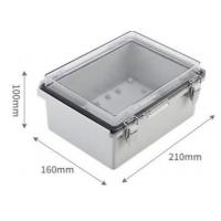 China 210x160x100mm IP65 ABS Plastic Enclosure With Hinged Cover on sale