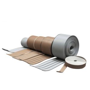 China Waterproof Anti-slip WPC Wood Plastic Composite PVC Marine Decking for Outdoor Spaces supplier
