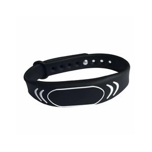 Waterproof MIFARE RFID Silicone Wristband Flexible Reusable Customized Size