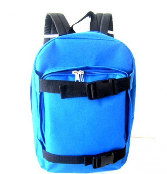 Simple Backpack with Front Pocket Buckle Belt