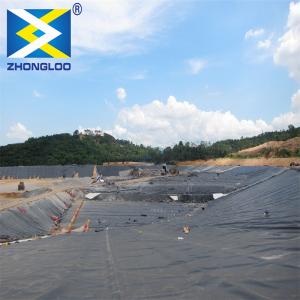Impervious 2mm HDPE Geomembrane Liner LDPE LLDPE PVC Material
