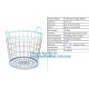 Copper Kichen Metal Wire Fruit storage Basket, Low price metal wire mesh storage