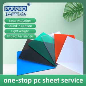 China UV Coated Polycarbonate Solid Sheet with 30-70 Micron UV Coating and Eco-Friendly Material for Greenhouse Roofs wholesale