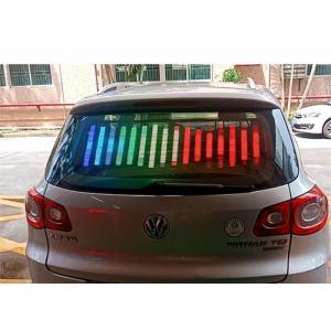 China 1000x375mm LED Screen For Car Back Window , P3.91 Car Message Display supplier