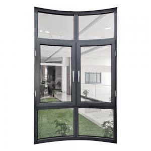 China Arched 1800mm 1.9mm Sound Proof Casement Windows supplier