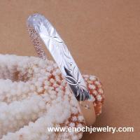 Wholesale hot new arrival silver 925 plated bangle jewelry