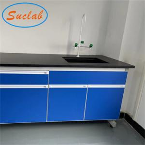 China Customized Made Blue Chemical Resistance Lab Bench Chemistry lab furniture Manufacturers supplier