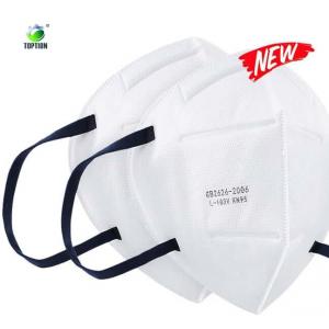 White 4 Layers KN95 Face Mask Antibacterial CE Certification