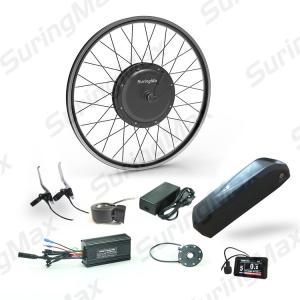 China DC 48V Electric Mountain Bike Kit Front / Rear Gearless Motor Conversion Kit supplier