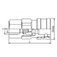 China AFK 316 Stainless Steel Quick Coupling Female Connection NPT Thread on sale