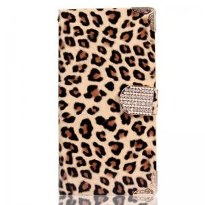 China PU Leather Noble Luxury Leopard Wallet Stand Cell Phone Case Cover for iPhone 7 6s Plus 5s supplier
