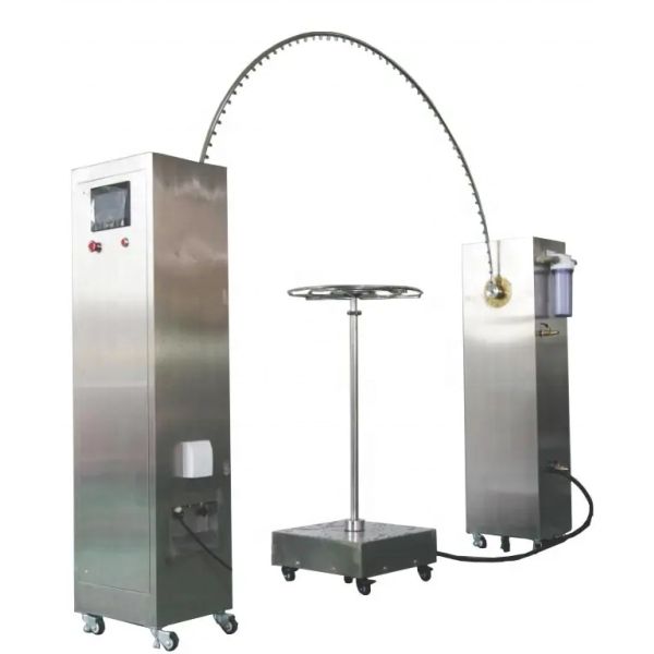IPX34 Rated Rain Test Chamber with 7-inch Touch Screen and 50kg Capacity Turntable for Water Resistance Testing