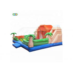 China Volcanic Dinosaur Jungle Inflatable Bounce House Combo CE Certification supplier