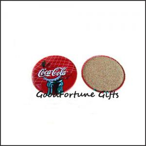 China Promotion customed tin cork coaster cup pads gift supplier printed logo supplier