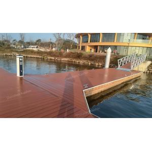 China O pontão de flutuação de alumínio entra Marine Floating Dock Customized Size supplier
