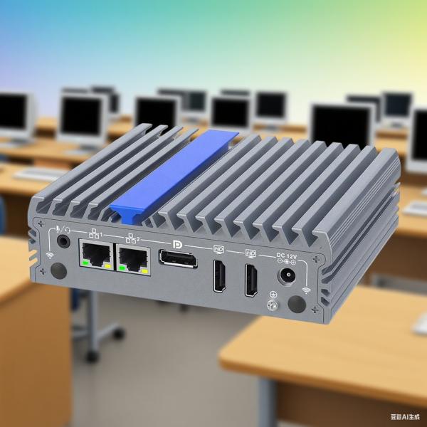 Compact Office J3710 Mini PC with Dual LAN for Firewall & Quiet Work