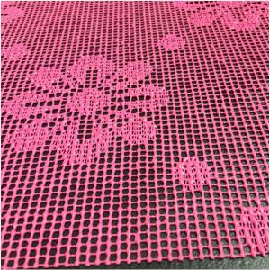 China Crack Resistance Laminate Flooring Underlay Flowers Design Foam Coat Anti Slip Pvc Mat supplier