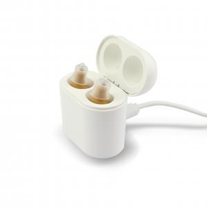 1.4cm Rechargeable Hearing Aids Mini Digital Invisible Hearing Aid CIC Small Sound Voice Amplifier Enhancer Left & Right