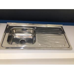 China Bolivia industrial sink Topmount Stainless Steel Kitchen Sinks WY-10050A supplier