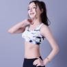 Young girl sports bra in indoor activities, Chinese ink and wash style,