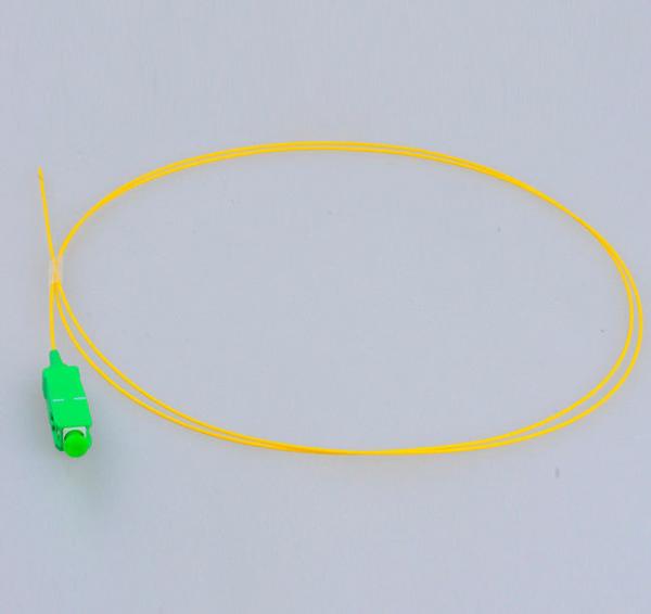 1310 / 1550nm Fiber Optic Pigtail Single Mode SC / APC G657A1 2.0mm Dia Yellow