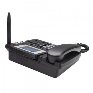 Backup Battery GSM Wireless Desktop Phone , Wireless Quadband GSM Desk Phone