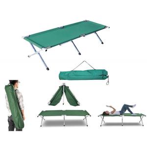 China Camping Cot Travel Equipment, Bunk Bed Cots Metal Bunk Cot Steel Frame Camping Bed, Adjustable Foldable Portable supplier